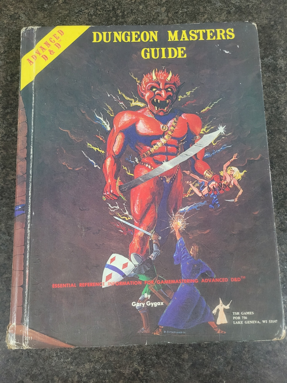 Advanced Dungeon & Dragons Masters Guide - Hardcover Vintage